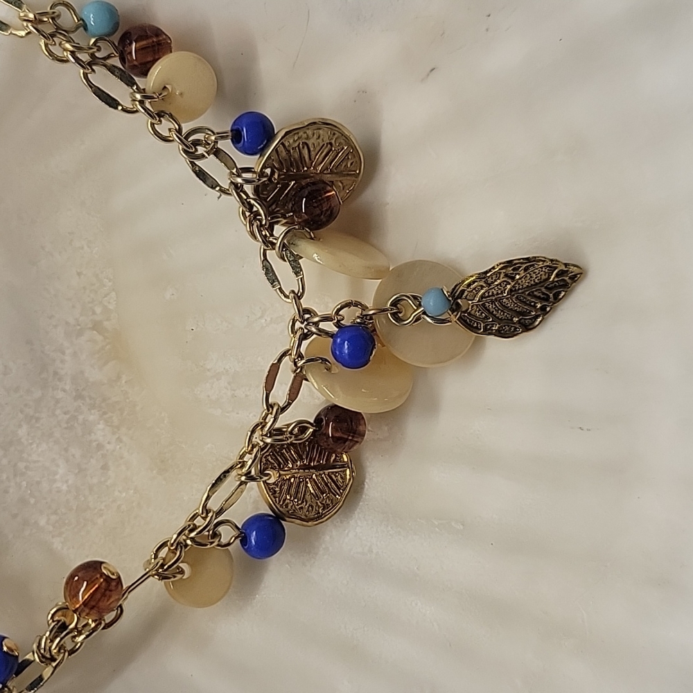Leaf necklace set - Picture 3 of 9